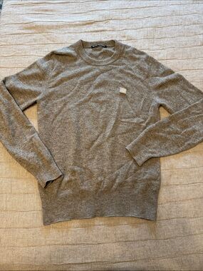 Acne Studios Grey Wool Crewneck